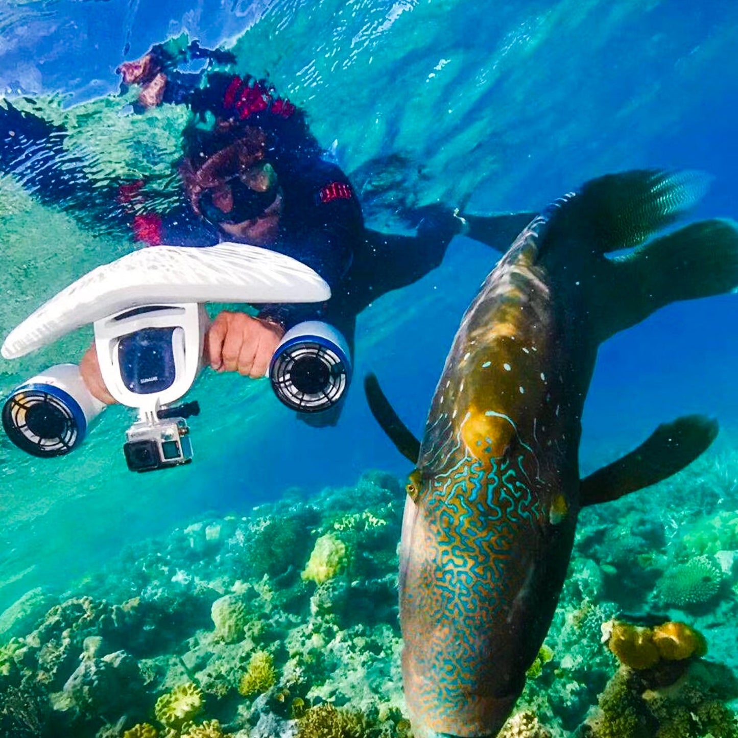 Mix Dual-Motor Underwater Scooter 3.4mph