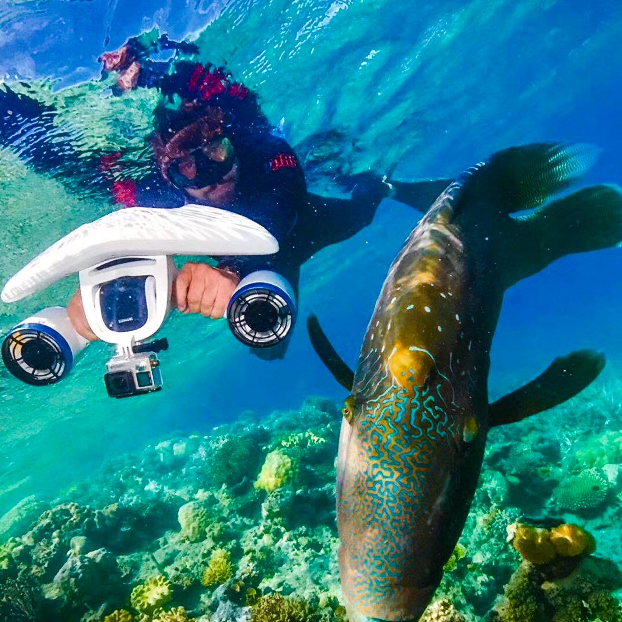 Mix Dual-Motor Underwater Scooter 3.4mph