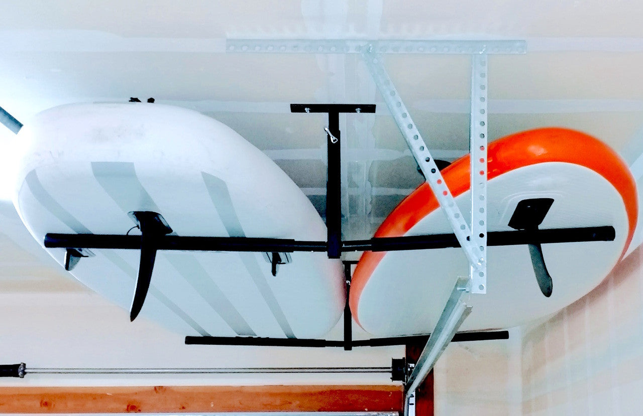 Hi Port 2 Sup Surfboard Adjustable Ceiling Storage Rack Double Holds 150 Lbs 6