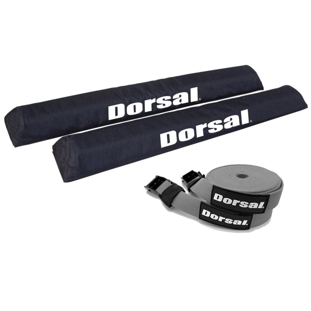 Dorsal Aero Roof Rack Pads With 15 Ft Surf Straps Pack Of 4 For Car Surfboard Kayak Sup Long 8