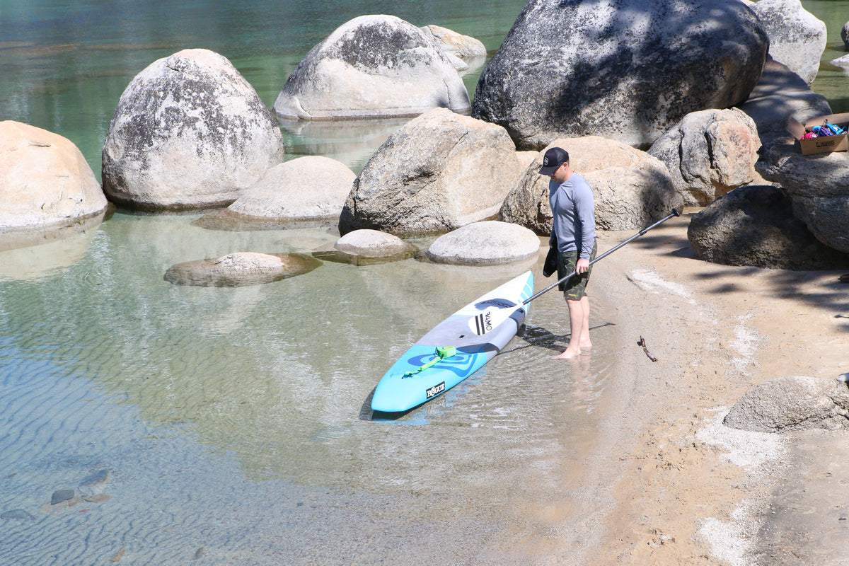 Carbon Fiberglass Adjustable Paddle With Abs Edge White 2