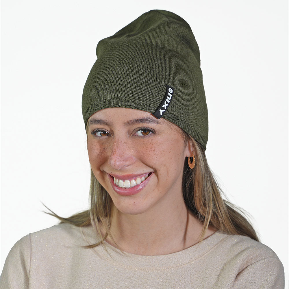 Skull Beanie Green Unisex