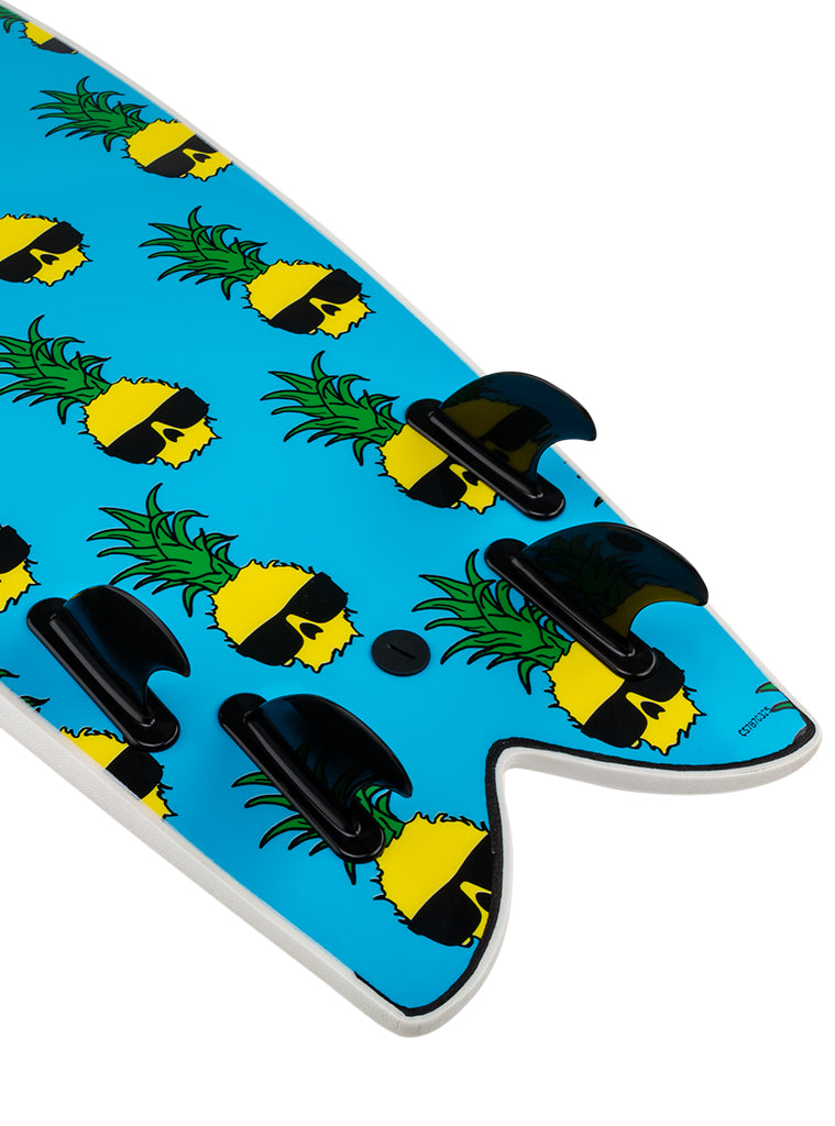 Retro Fish x Ben Gravy 5'8" Quad-Fin Surfboard