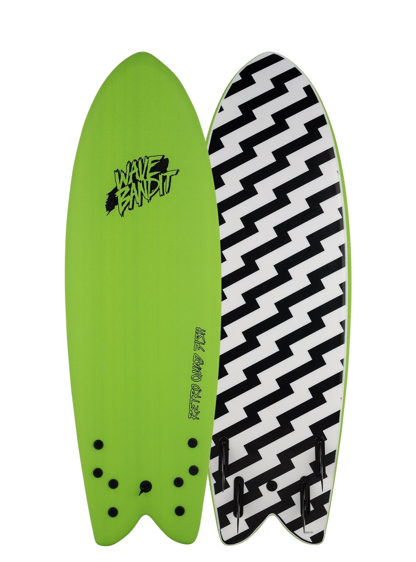 Retro Fish 5'8" Quad-Fin Surfboard