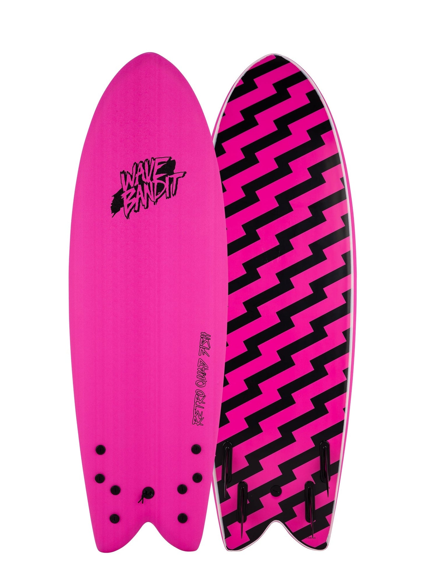 Retro Fish 5'8" Quad-Fin Surfboard