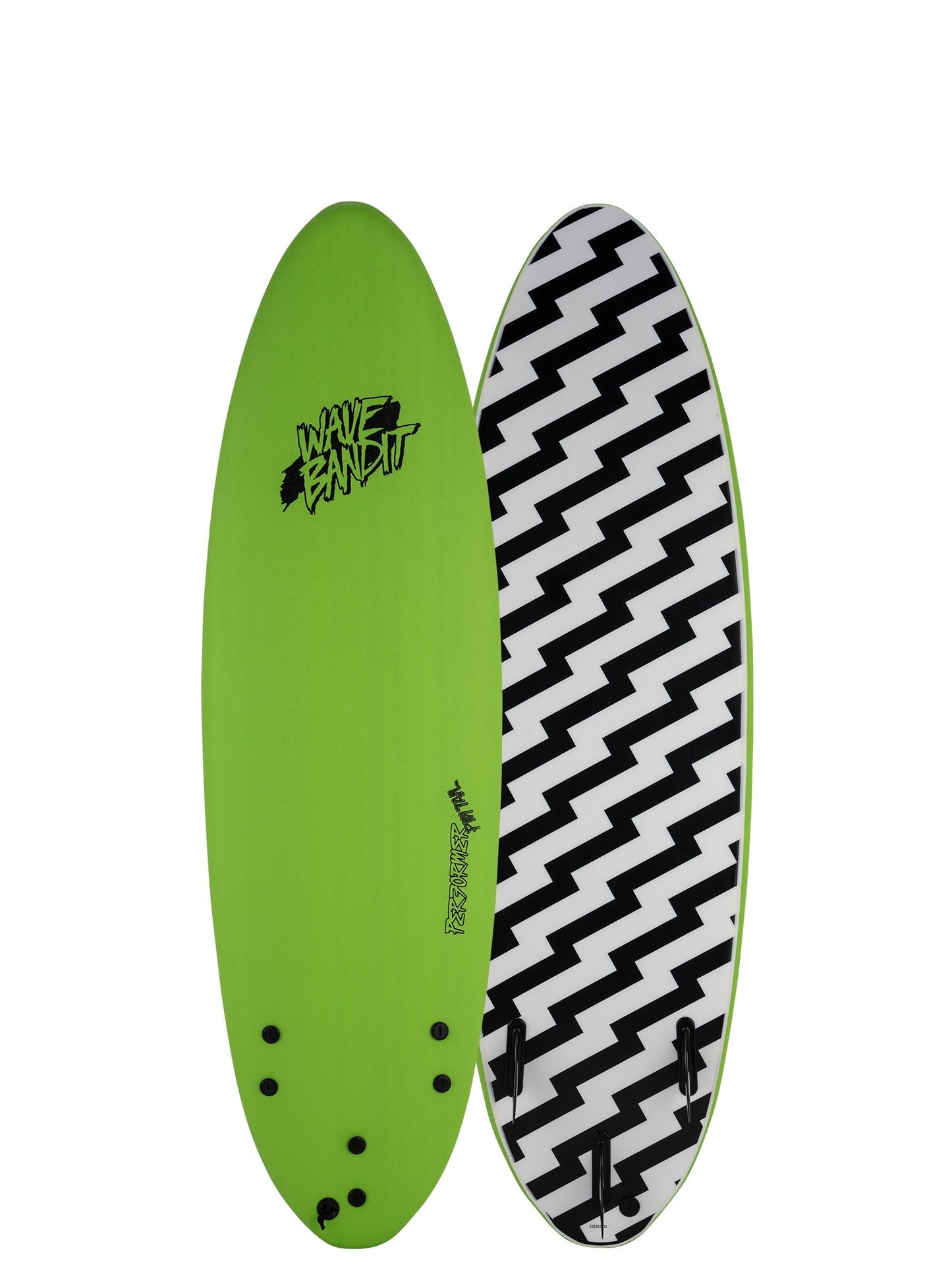 Performer 6'4" Pin-Tail Tri-Fin Shortboard