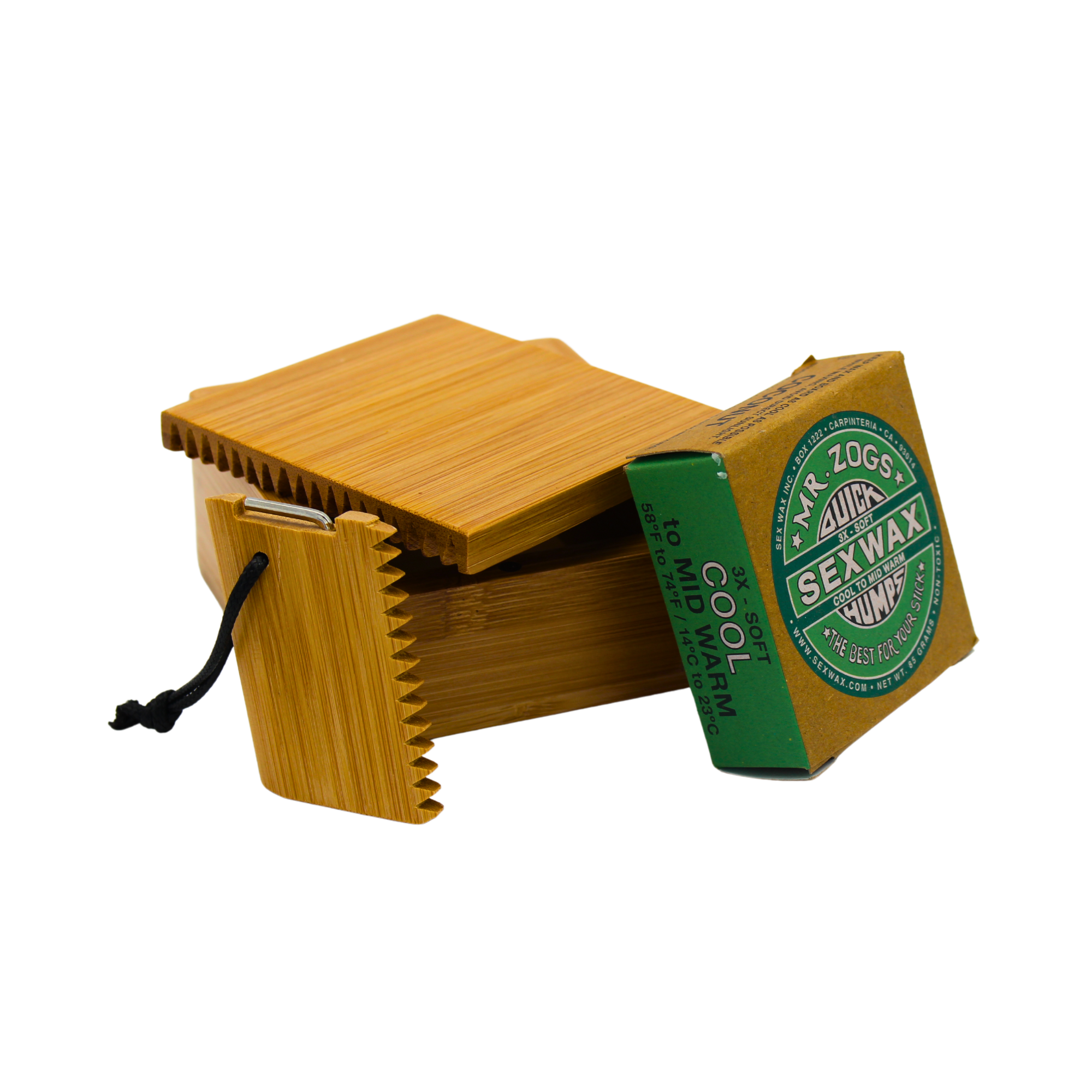 Bamboo Wax Box Holder Wax Comb