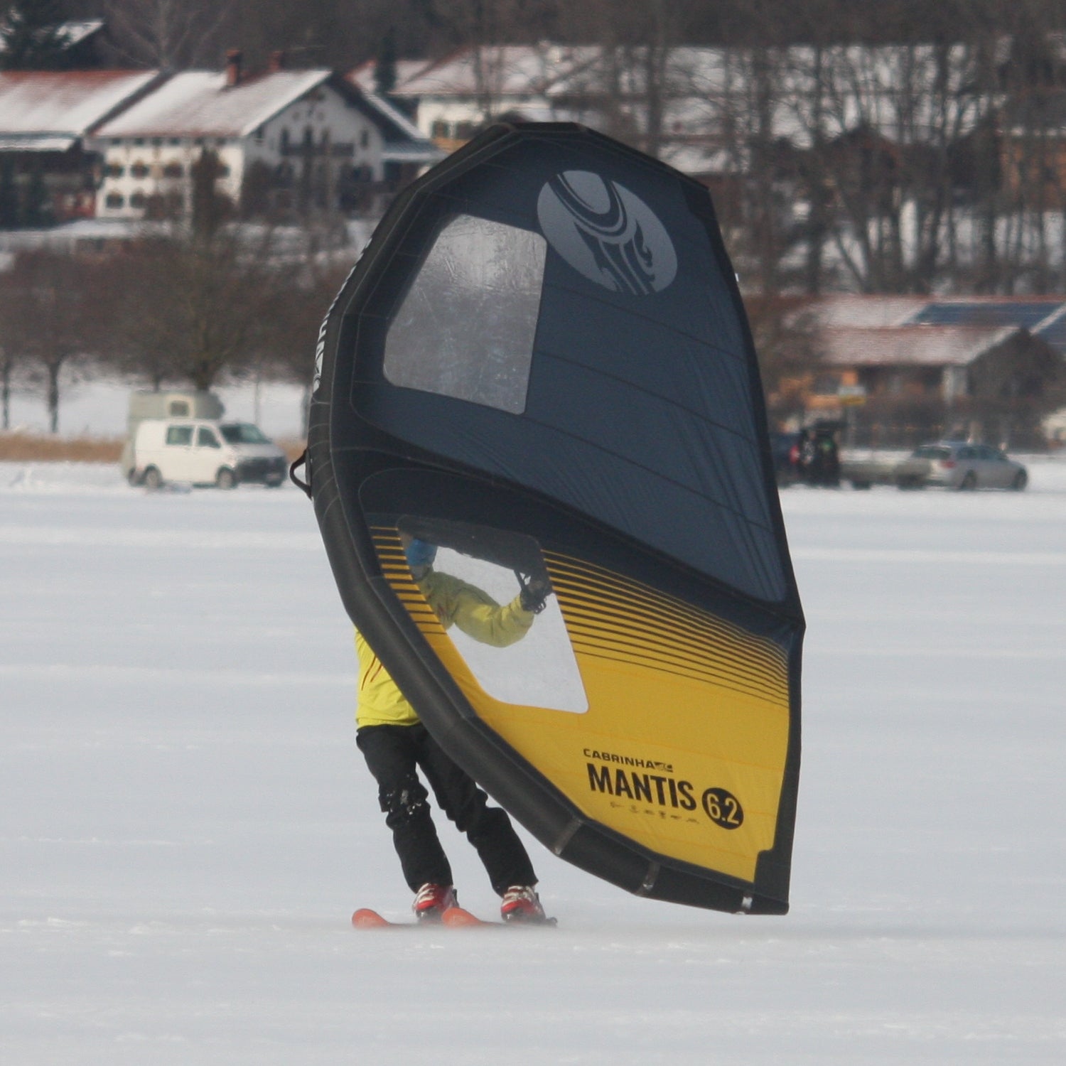 Cabrinha Mantis Wing With Windows 6 2M Grey Yellow 10