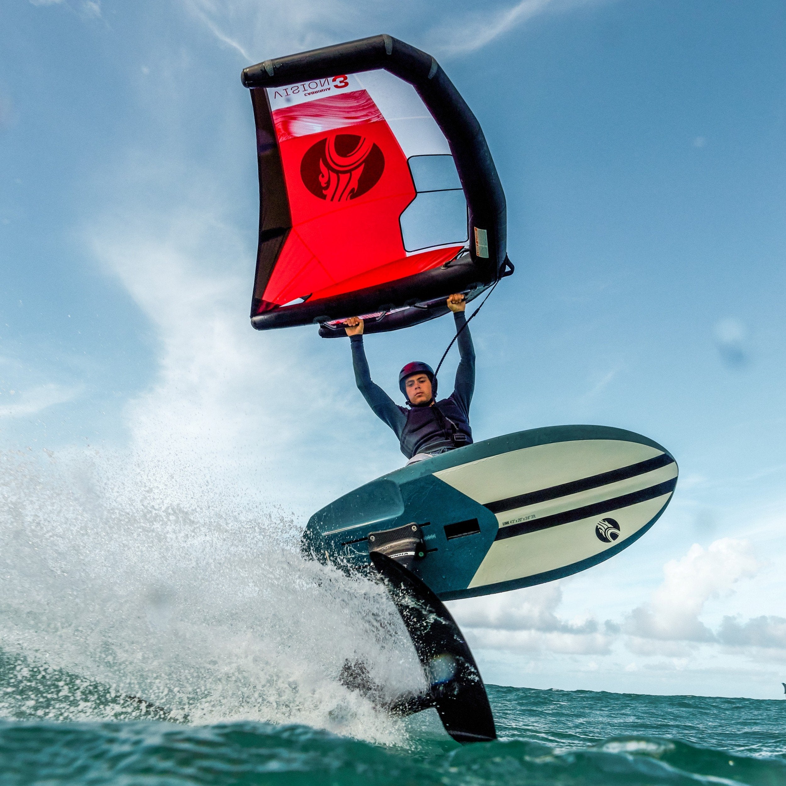 Cabrinha Vision C1 Red White 3M 2