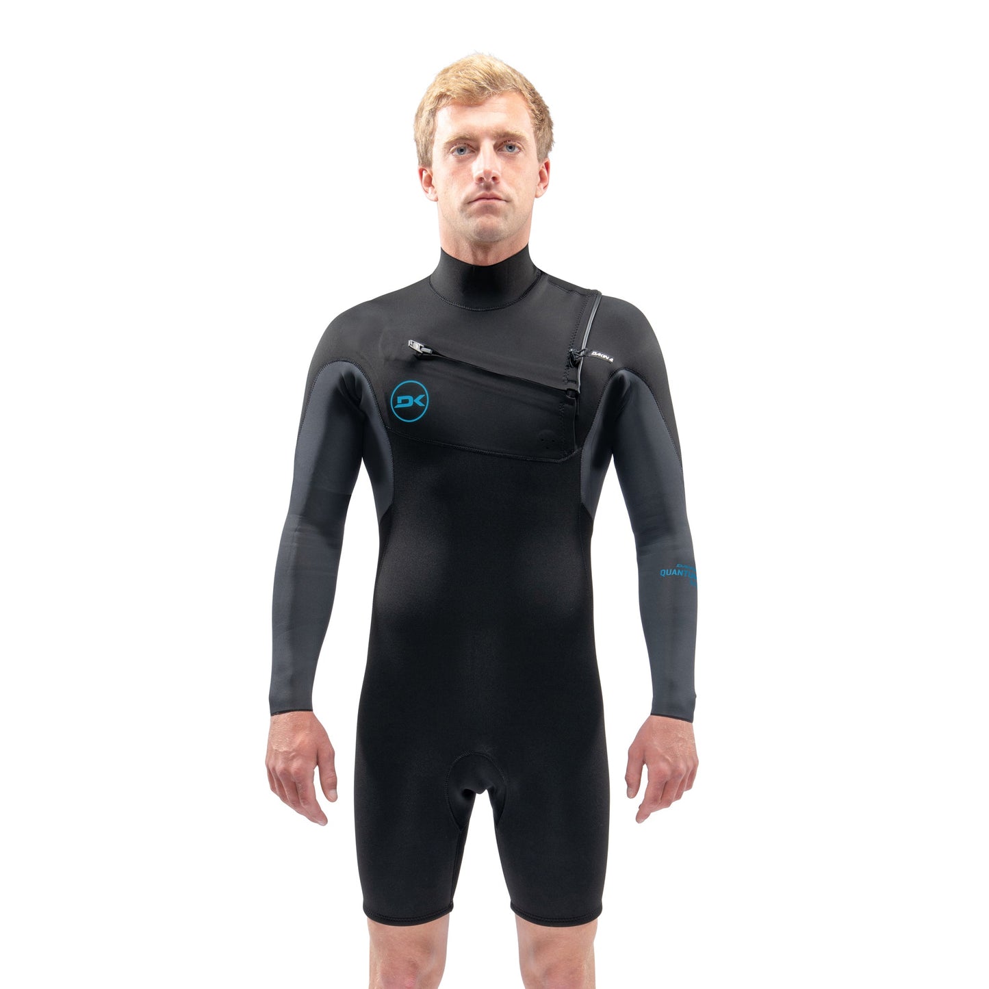 Dakine Mens Quantum Chest Zip Long Sleeve Shorty 2/2mm