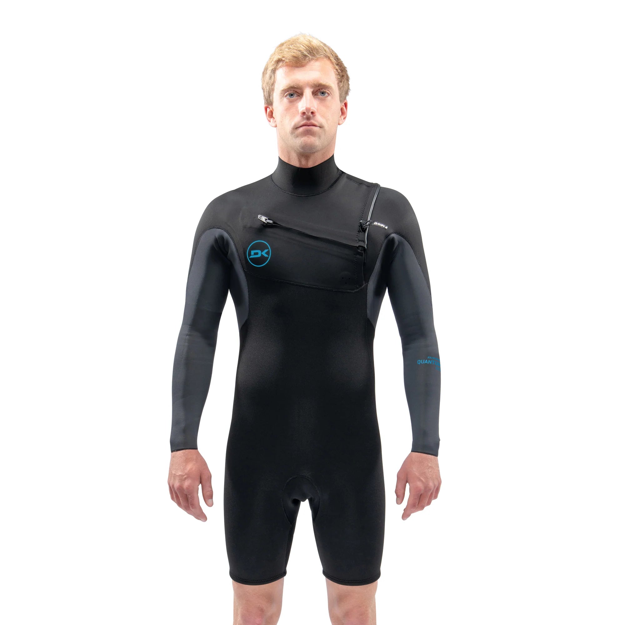 Dakine Mens Quantum L/S Chest Zip Shorty 2/2