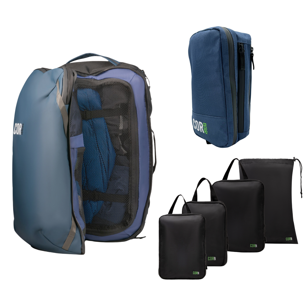 Island Hopper 40L Blue Bundle 4 Pack