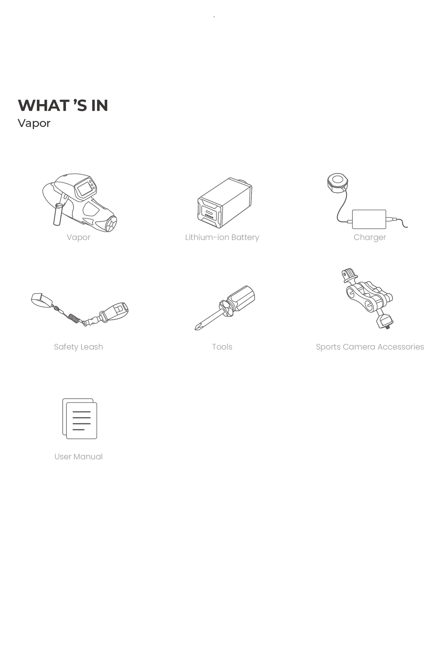 Vapor High-Speed Underwater Scooter