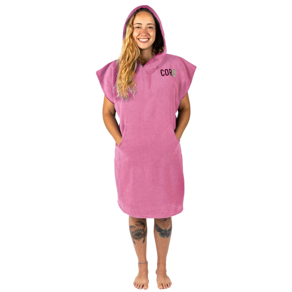 Kids Changing Towel Poncho Solid Colors 18