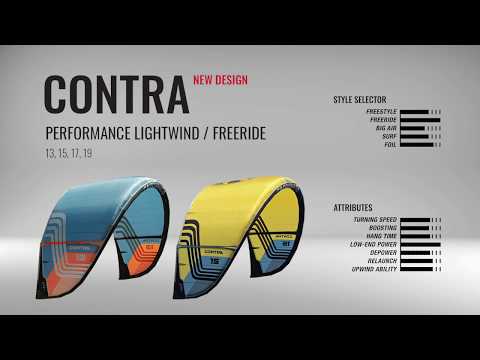 2020 Cabrinha Contra Performance Lightwind / Freeride Kite