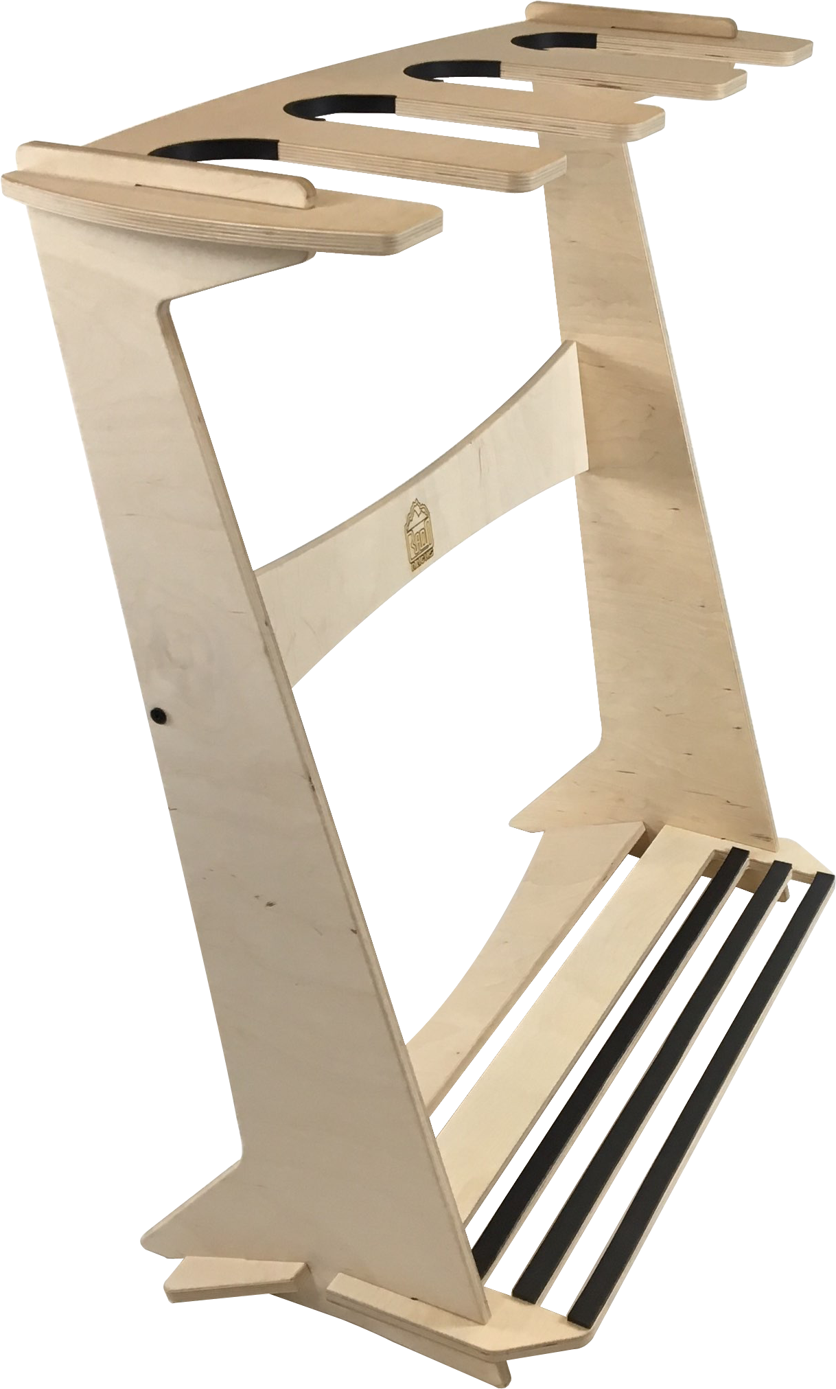 THE PACIFICA freestanding surfboard rack