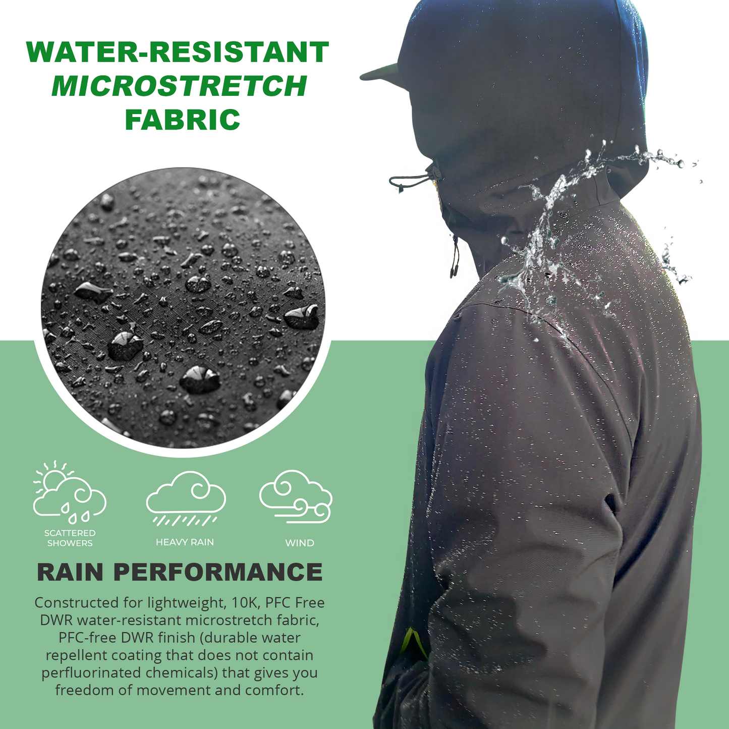 The Huakai Travel Rain Jacket - Unisex