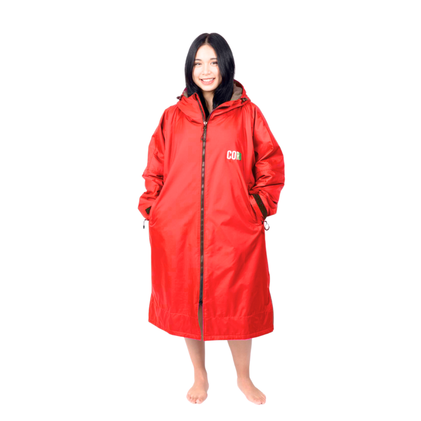 Waterproof Swim Parka (Red)