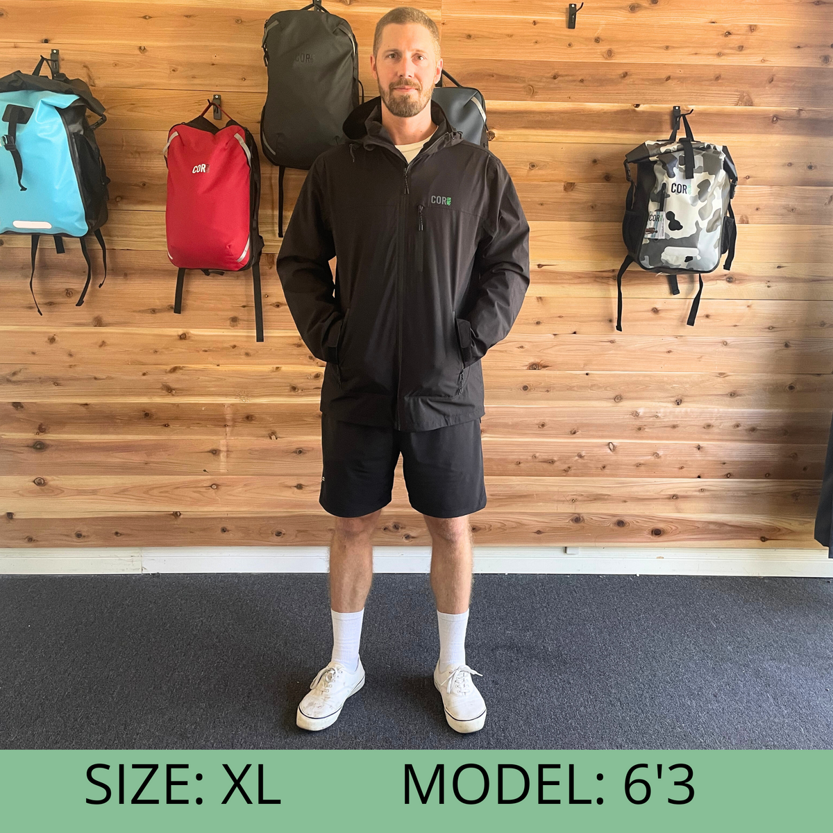 Xl Huakai Travel Rain Jacket