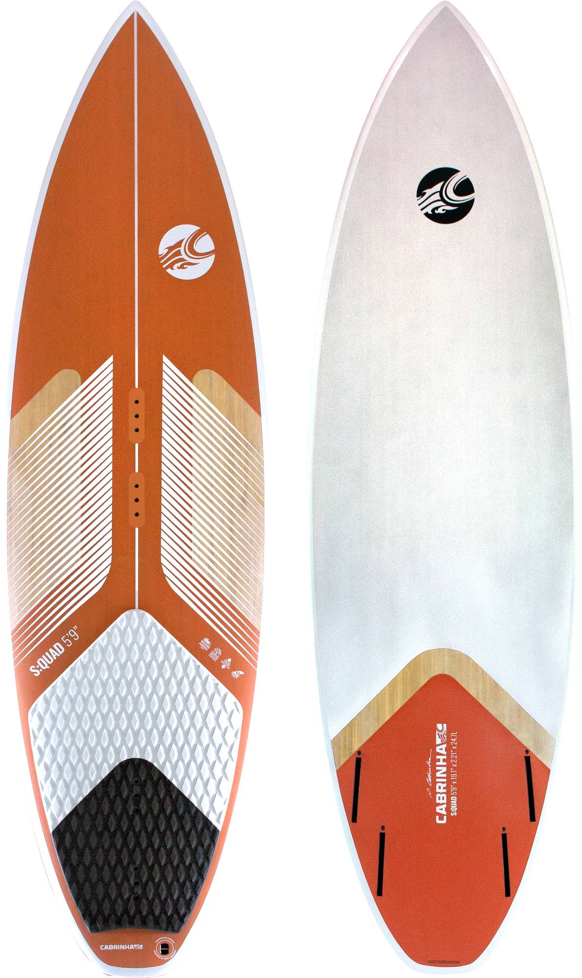 2021 Cabrinha S-Quad Down-The-Line Power Kitesurf Board