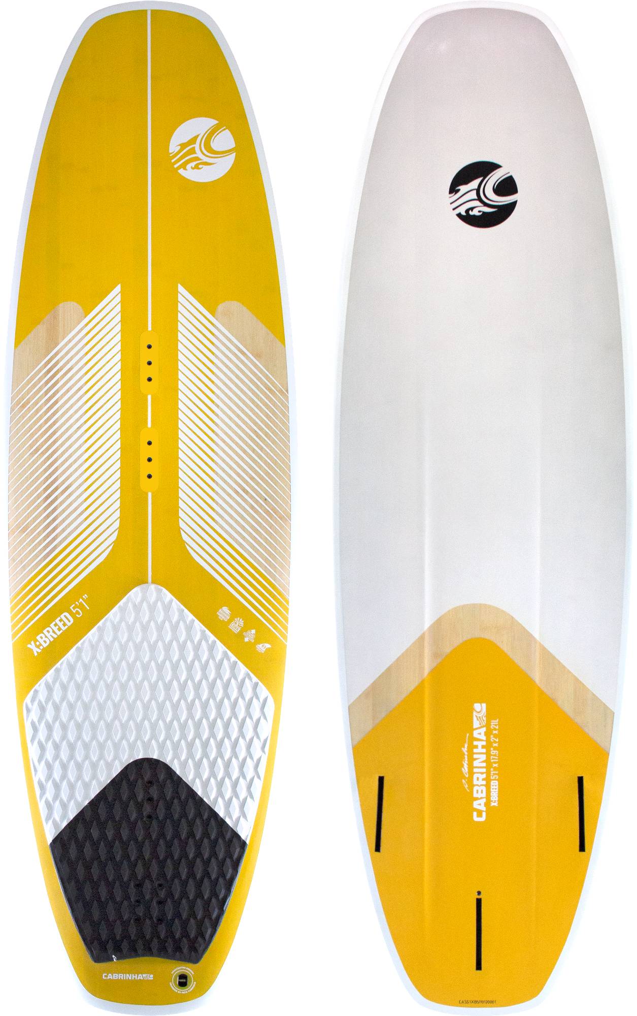 2021 Cabrinha X-Breed Bamboo Crossover Kitesurf Board