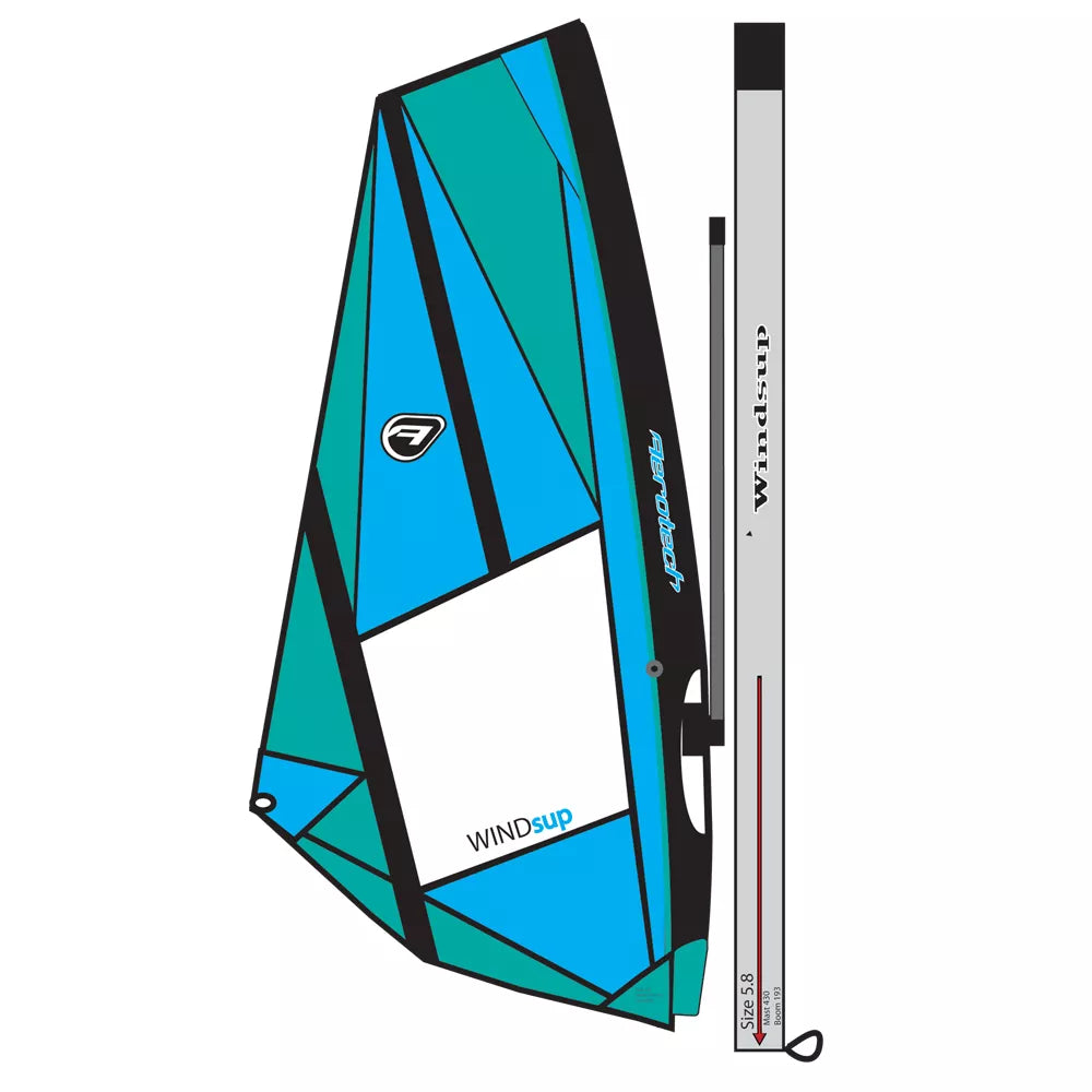 Aerotech Windsup Rig Package Blue 2 5 Blue