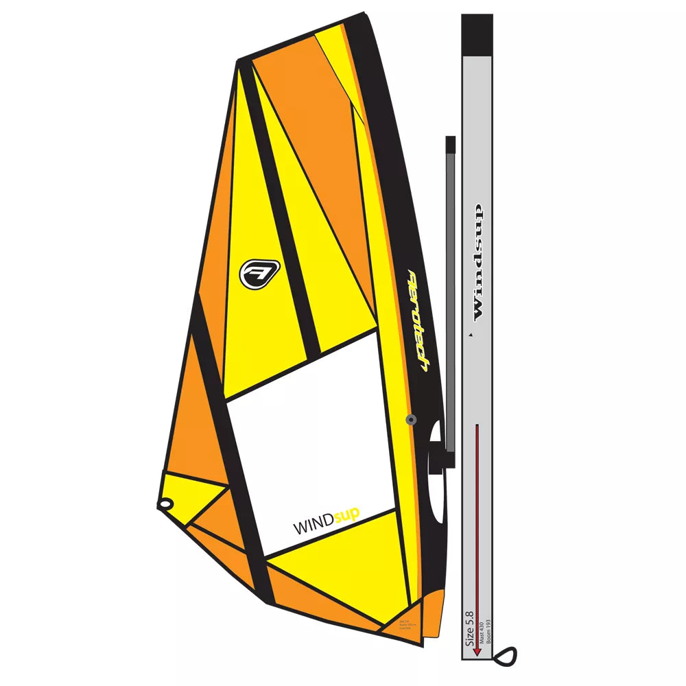 Aerotech Windsup Rig Package Yellow 4 Yellow