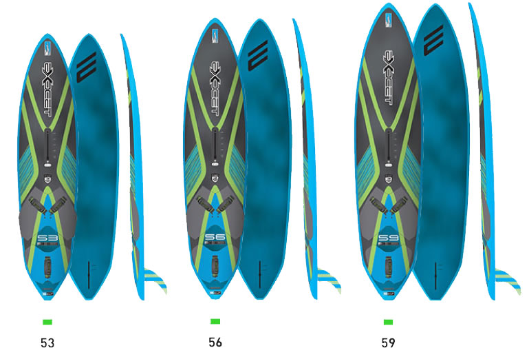Exocet Salt Windsurfing Board Salt 59 - 100L