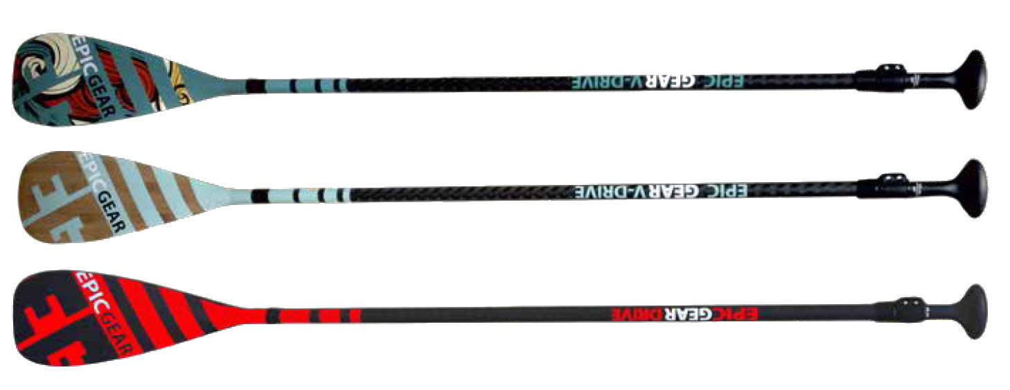 Epic Gear V-Drive Full Carbon Adjustable SUP Paddle Gallery adj