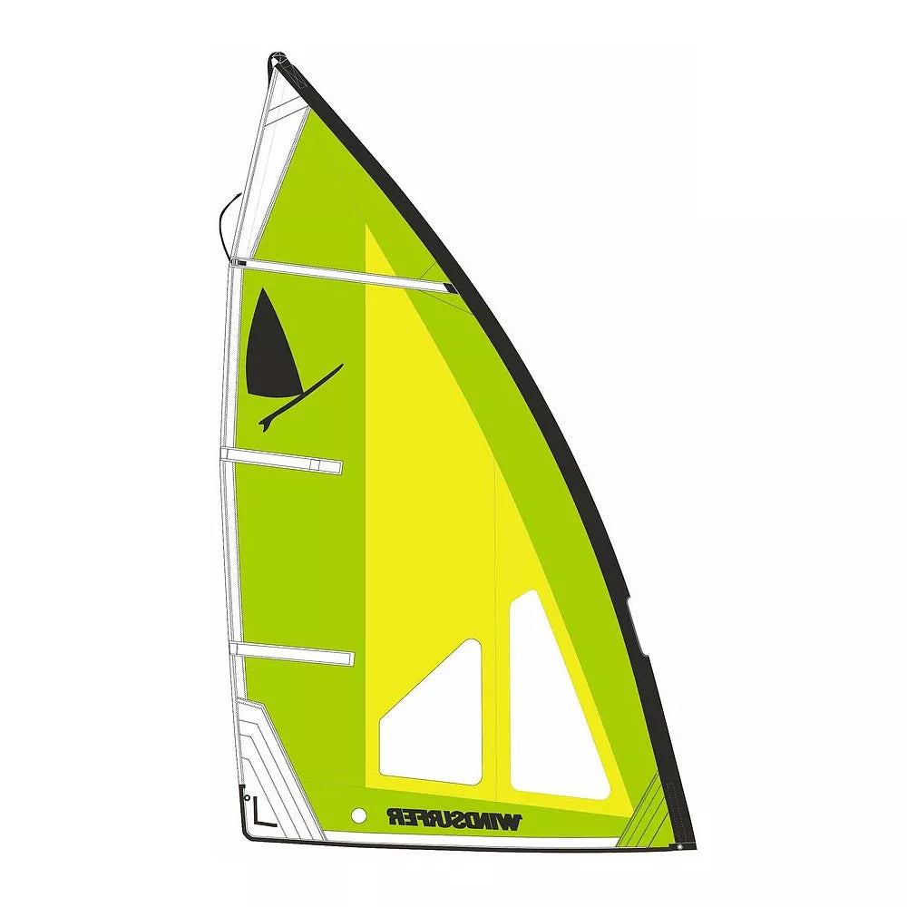 Windsurfer Lt Sail 5 7 Green Yellow