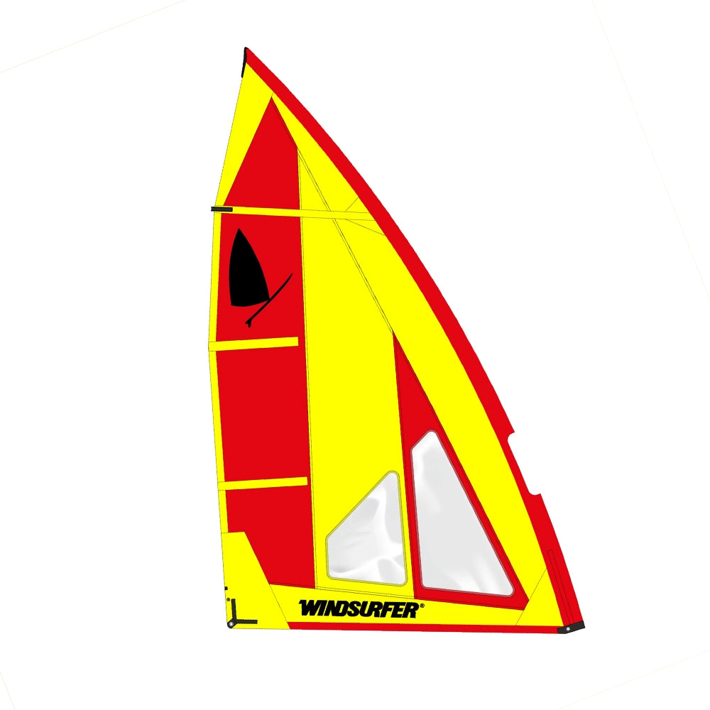 Windsurfer Lt With Complete Rig 5 7 Red Yellow