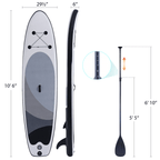 10 Inflatable Blow Up Sup Paddle Board W Carrying Bag Pump 316872