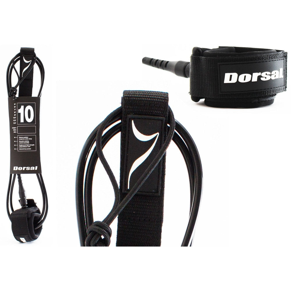 Dorsal Surf Leash For Surfboard Longboard Sup Leg Rope 1 4