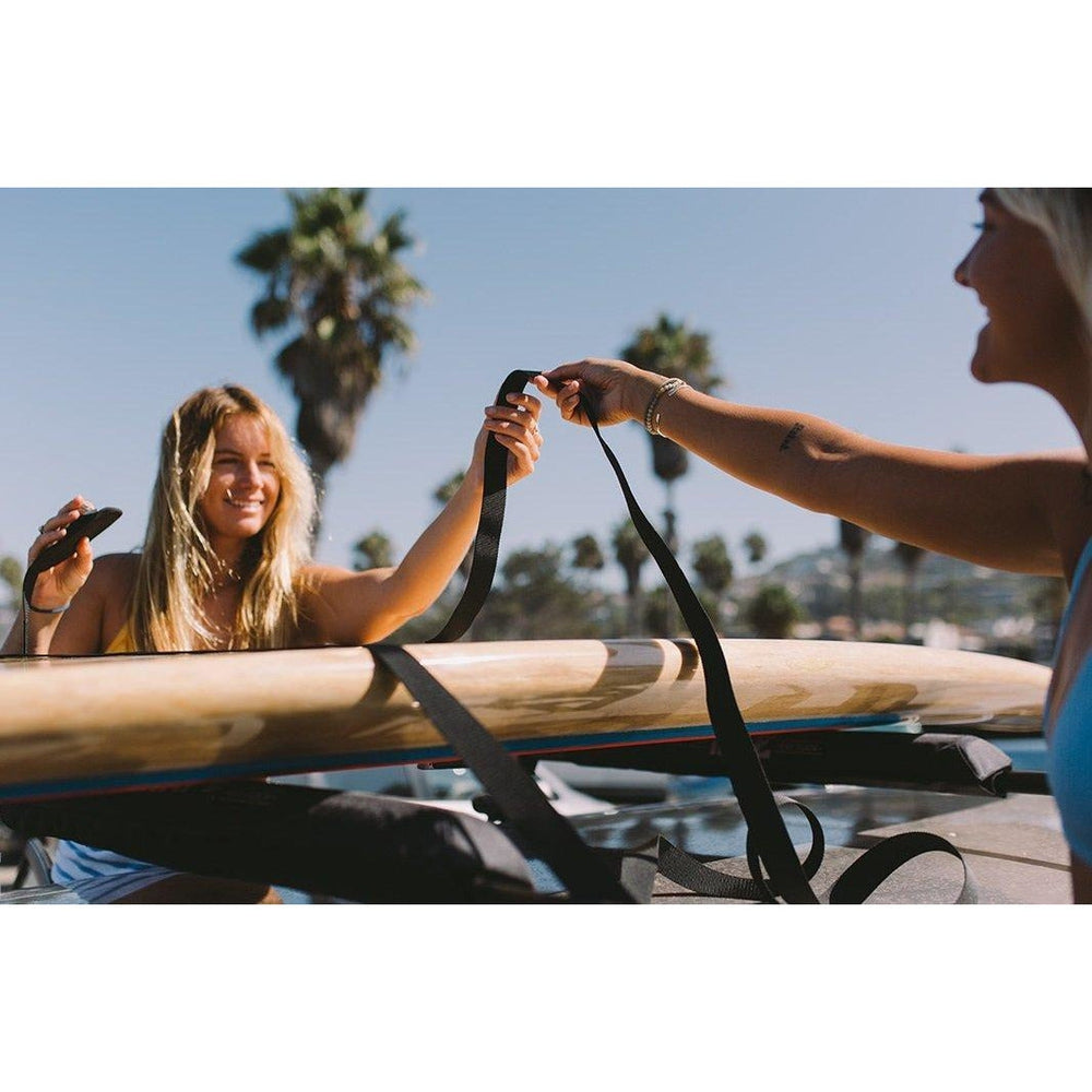 Dorsal Sunguard No Fade Aero Roof Rack Pads And 15 Ft Straps Pack Of 4 For Car Surfboard Kayak Sup Snowboard 5