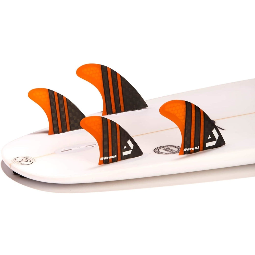 Dorsal Surfboard Fins Quad 4 Set Fcs Compatible 16 3