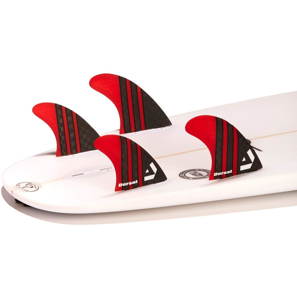 Dorsal Surfboard Fins Quad 4 Set Fcs Compatible 4 3