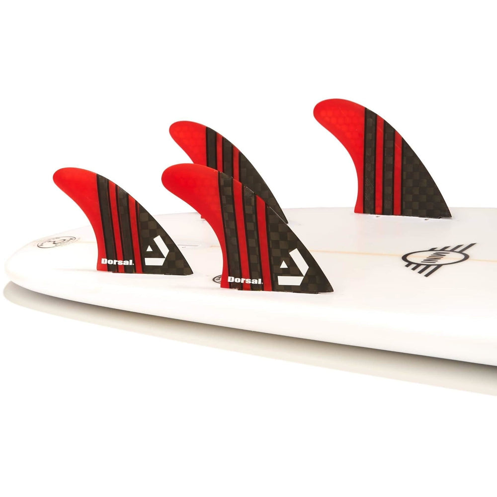 Dorsal Surfboard Fins Quad 4 Set Fcs Compatible 4 2