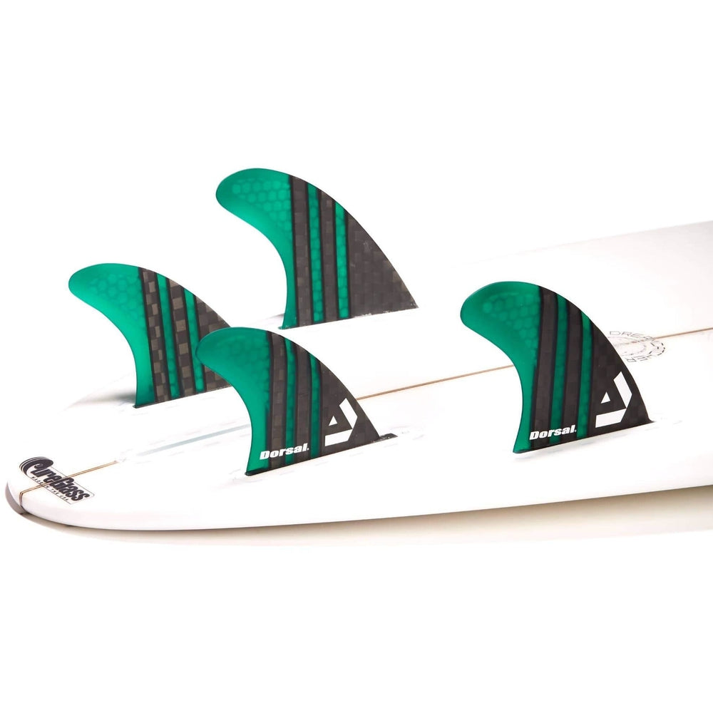 Dorsal Surfboard Fins Quad 4 Set Future Compatible 1 3