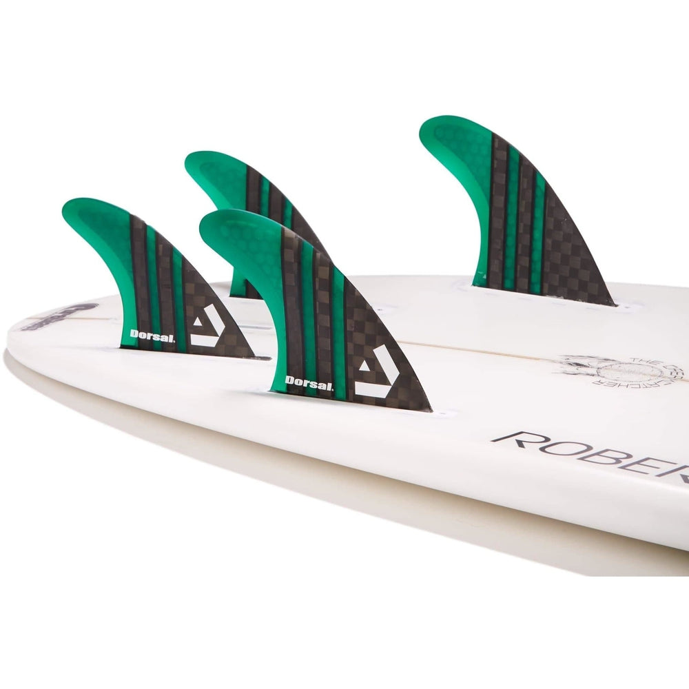 Dorsal Surfboard Fins Quad 4 Set Future Compatible 1 2