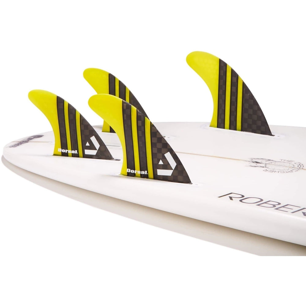 Dorsal Surfboard Fins Quad 4 Set Future Compatible 3 2