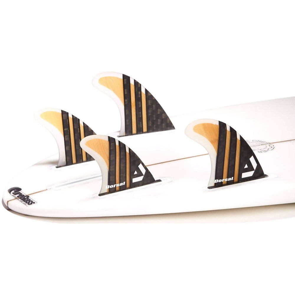 Dorsal Surfboard Fins Quad 4 Set Future Compatible 6 3