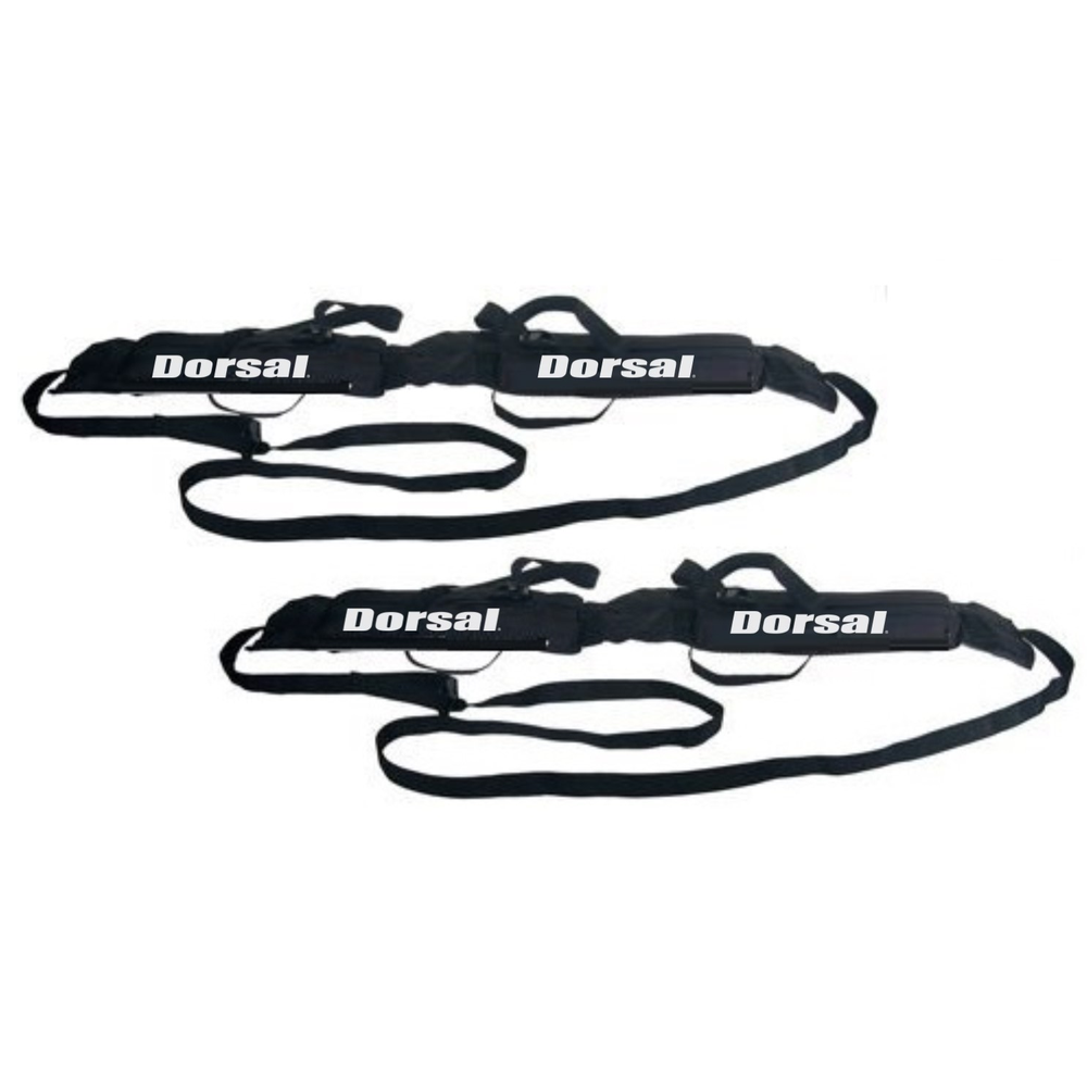Dorsal Wrap Rax Double Surfboard Soft Roof Rack Pads With Straps Pack Of 2 Corrosion Resistant Buckles Universal Fit Trucks Suvs Longboards Short Boards Sup Soft Tops 4
