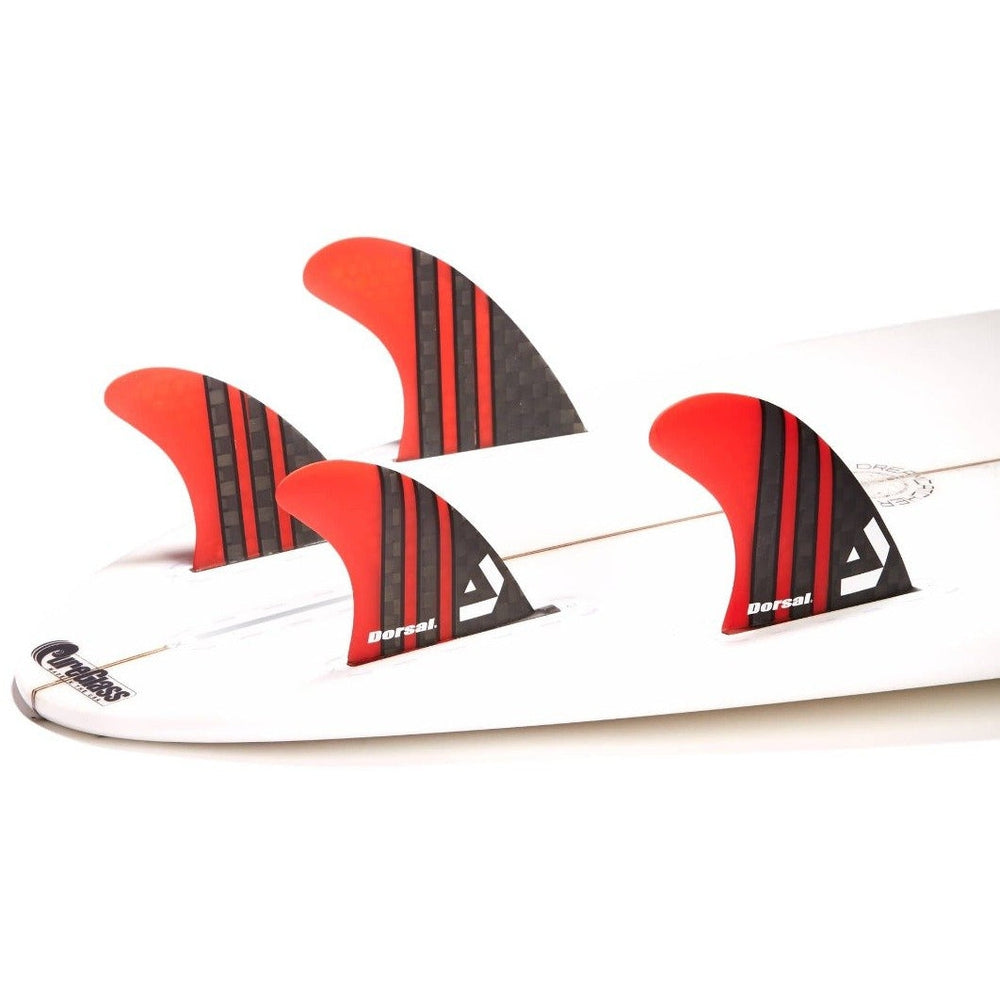 Dorsal Surfboard Fins Quad 4 Set Future Compatible 14 3