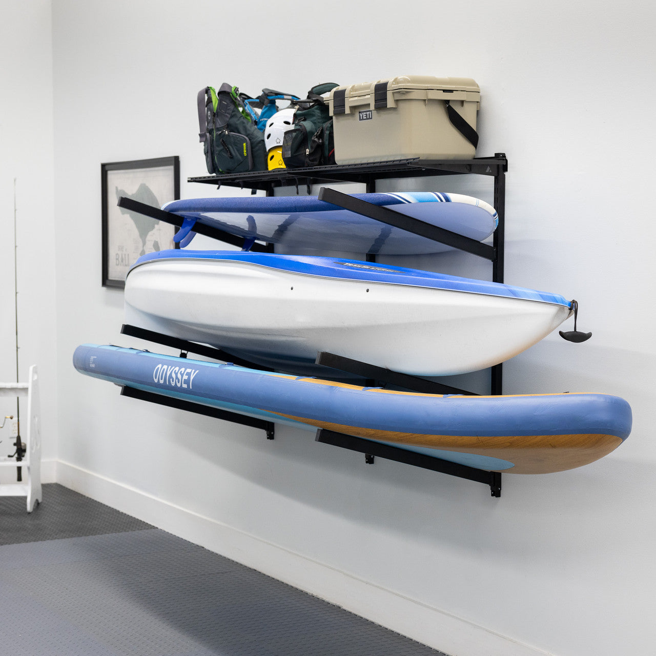G Watersport Pro Adjustable Wall Storage System Holds 500 Lbs 3
