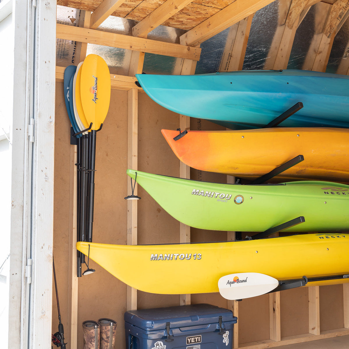 Laurel Lake Paddle Storage Wall Hook Holds 6 Paddles 3