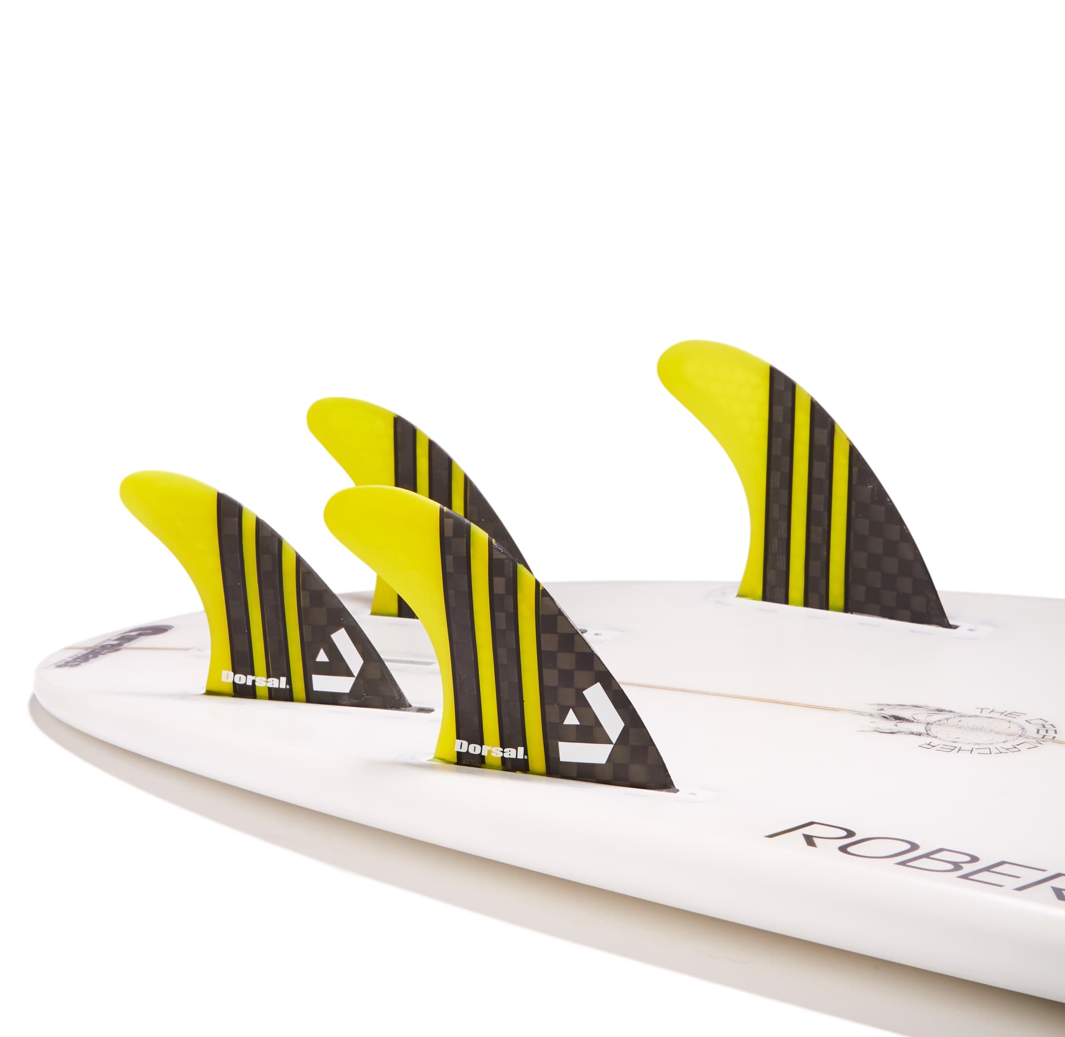Dorsal Surfboard Fins Quad 4 Set Fcs Compatible 14 3