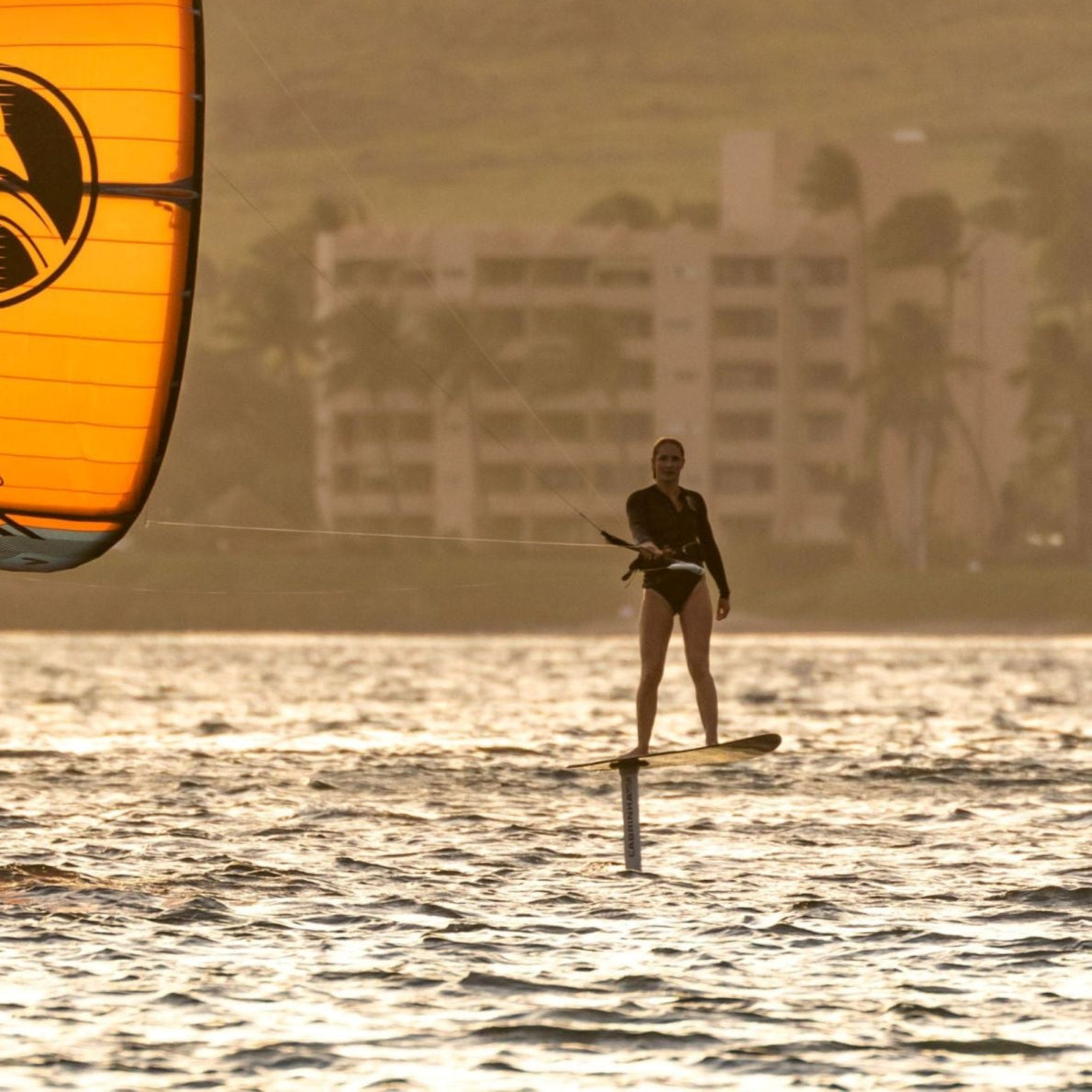 Kitefoiling on Double Agent and Speed foil.