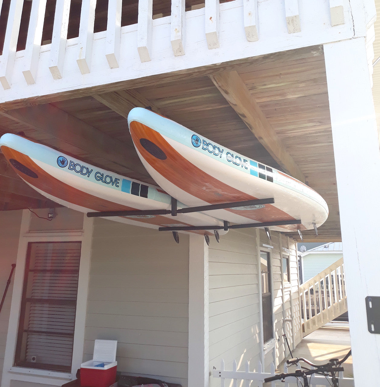 Hi Port 2 Sup Surfboard Adjustable Ceiling Storage Rack Double Holds 150 Lbs 8