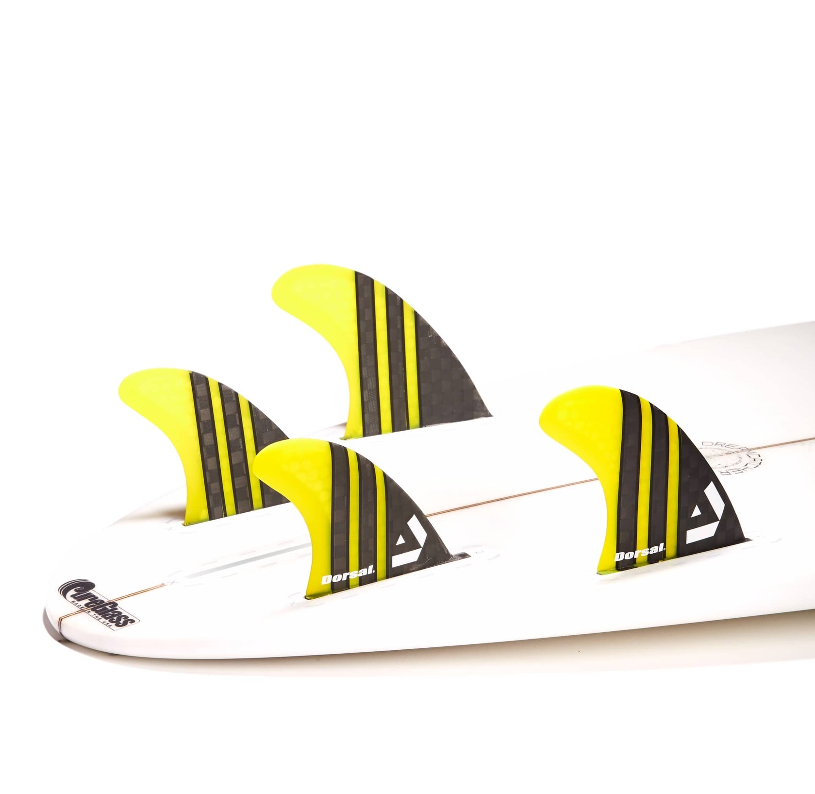 Dorsal Surfboard Fins Quad 4 Set Fcs Compatible 14 2