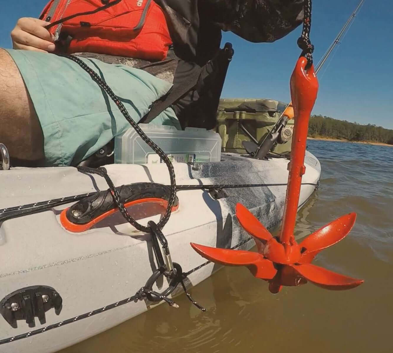 35Lb Grapnel Anchor And 25Ft Rope 281516